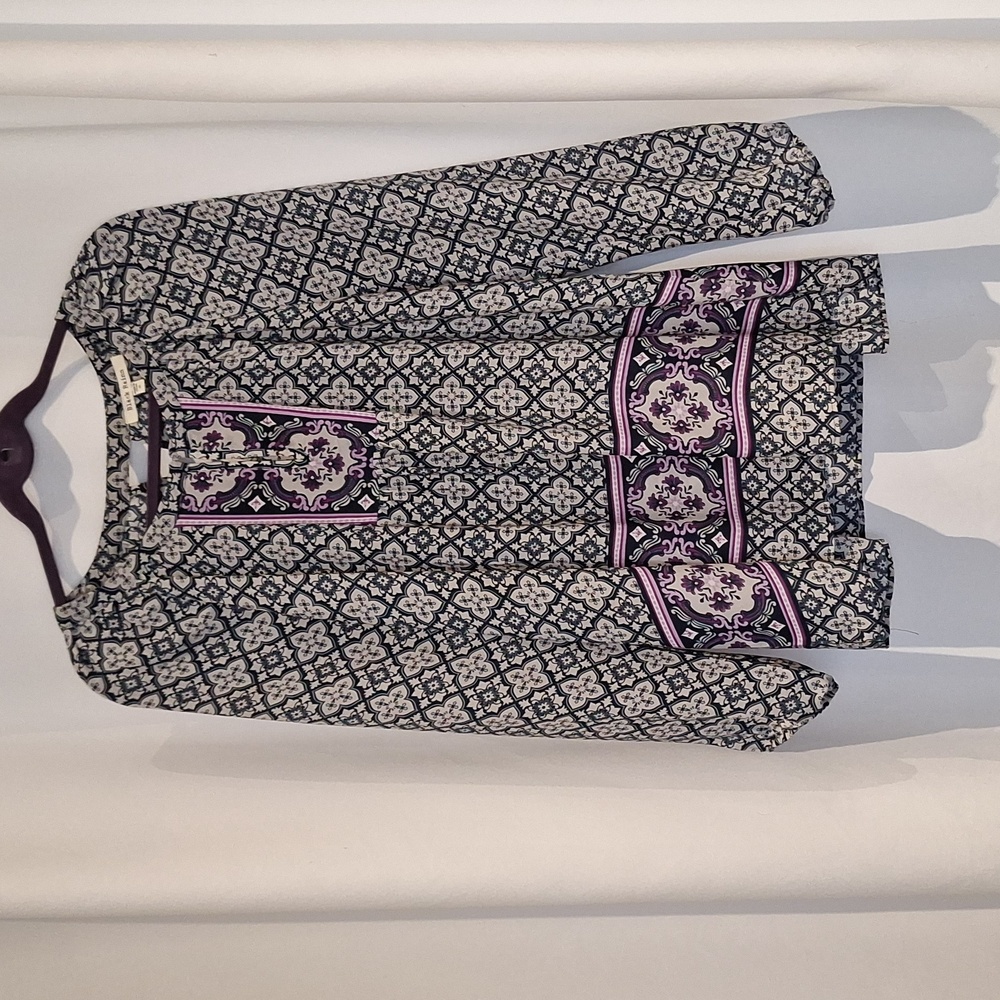 Black Rainn boho Popover Longsleeve top size xl